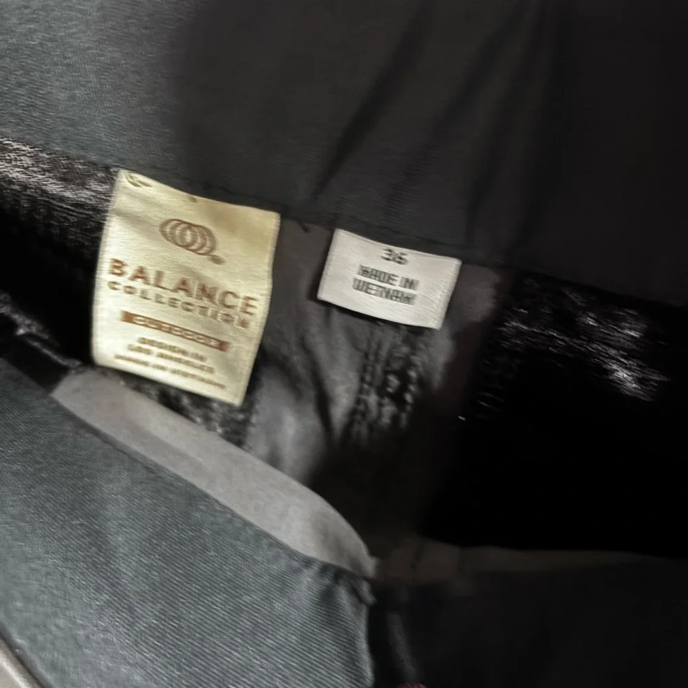 Balance Collection Men's Black Dress Pants‎